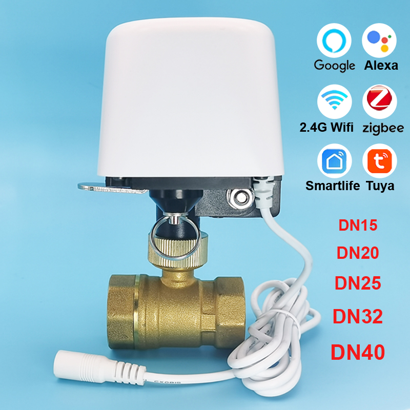 Home Assistant Tuya - صمام مياه ذكي 1/2