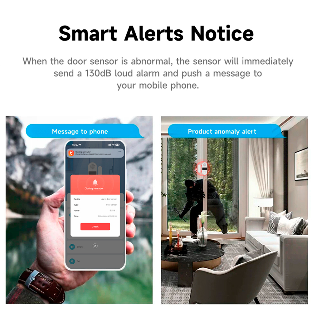 جهاز استشعار لاسلكي للأبواب وا - مراجعة Home Assistant Tuya وسعره