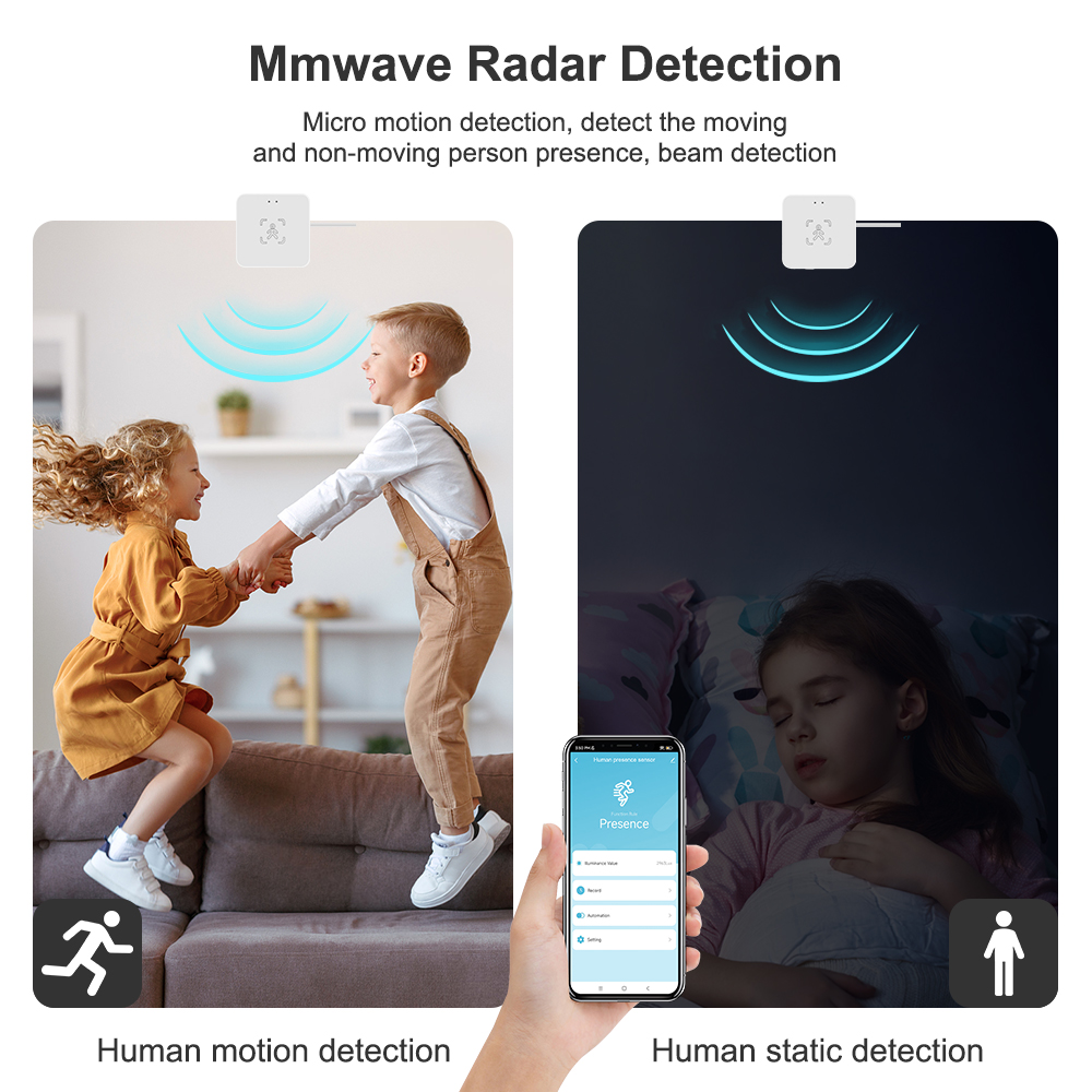 Tuya WiFi/ Zigbee مستشعر الوجو - مراجعة Home Assistant Tuya وسعره