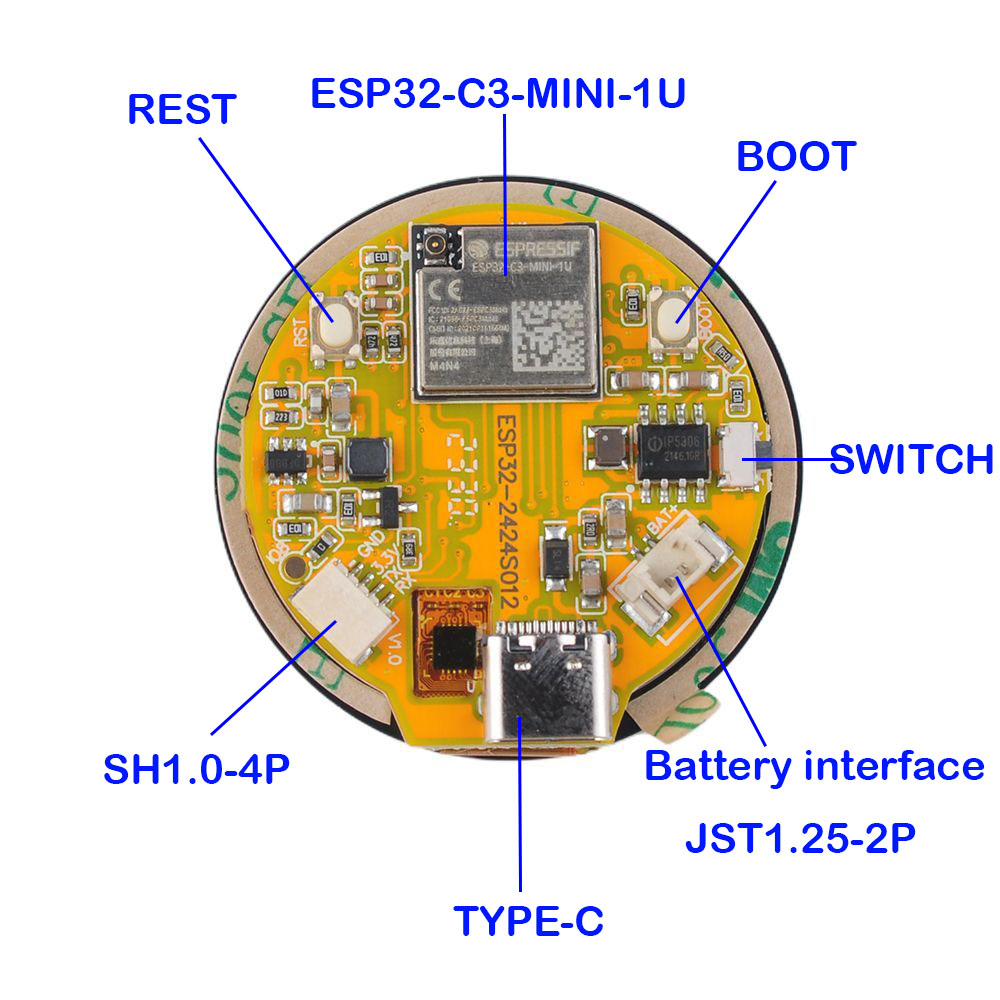 شاشة ESP32 مقاس 1.28 بوصة، وحد - مراجعة Smart Home Module Iot وسعره