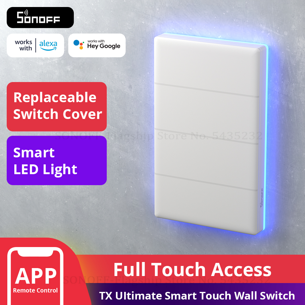 SONOFF T5 Wifi مفتاح الإضاءة ا - مراجعة Sonoff Mini R4 وسعره